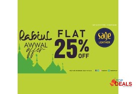 Flat 25%  sage rabi-ul-awwal offer flat 25% off for shopping - bags