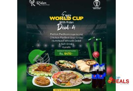 Rs 6470 ridan house of mandi! world cup deal 4 for rs.6470/- for hospitality - restaurants