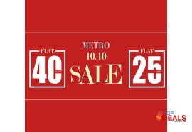 Upto 40% metro shoes 10.10 sale get 25% & 40% off for shopping - shoes