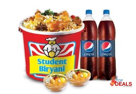 Rs 4250 student biryani party pack deal for rs.4250/- for food - asian, pakistani
