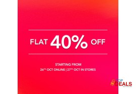Flat 40%  saya offers flat 40% off for clothes - women dress