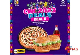 Rs 2090 cukoos cwc 2023 deal 6 for rs.2090/- for food - burger