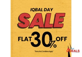 Flat 30%  one pk iqbal day sale flat 30% off for clothes - women dress