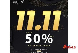 Upto 50% susen dubai pakistan 11.11 sale up to 50% off on entire stock for travel and tours - bags/luggage