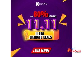 Upto 60% dany 11.11 sale up to 60% off for electronic - mobile / tablets