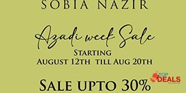 Sobia Nazir Azadi Sale Upto 30% Off 