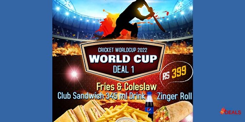 Double Decker World Cup Deal 1 For Rs.399 