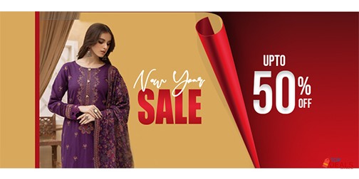 RCG Clothing Gallery New Year Sale Upto 50% Off 