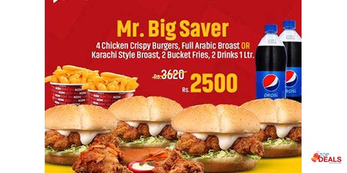 Mr.Chicken Mr Big Saver For Rs.2500 