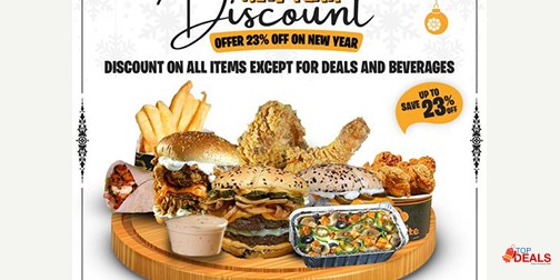 Eat & Bite 23% Discount On New Year 