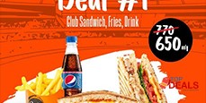 Bun&BBQ  PSL Deal 1 For Rs.650 