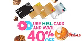 HBL is giving 40% Discount on OD 