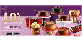 Kababjees Bakers Flat 10% off on all Products 