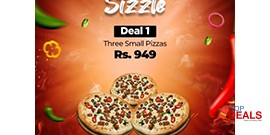 Caesar's Pizza Tripple Sizzle Deal 1 For Rs.949/- 