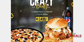 Pizza One Crazy Deal For Rs.1499 