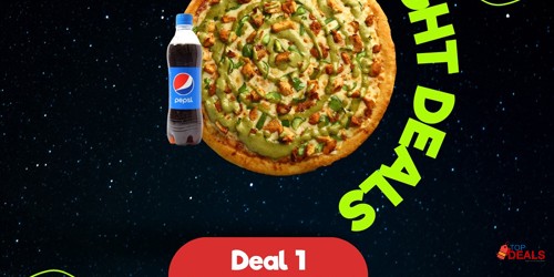 Papi's Pizza Midnight Deal 1 For Rs.399/- 