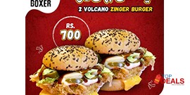 Boxer Burgers Ik Se Bhalay Do Deal For Rs.700 