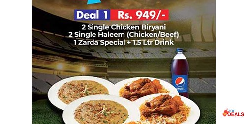 Karachi Haleem  World Cup Deal 1 For Rs.949 