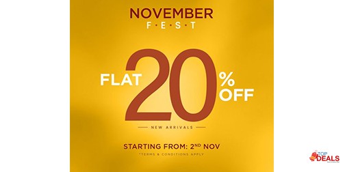 Ace Galleria November Feast Flat 20% Off 