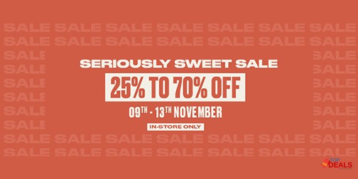 The Body Shop Sweet Sale! Upto 25% & 70% Off 