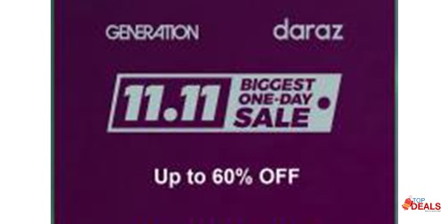 GENERATION 11.11 Sale! Upto 60% off 