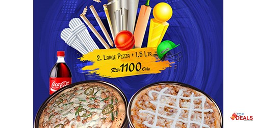 Karachi Pizza World Cup Deal 1 For Rs.1100 