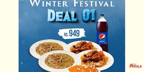 Karachi Haleem Winter Deal 1 For Rs.949 