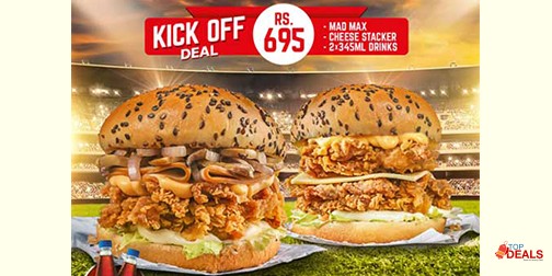 Mad Fried Chicken Kick Off Deal For Rs.695 
