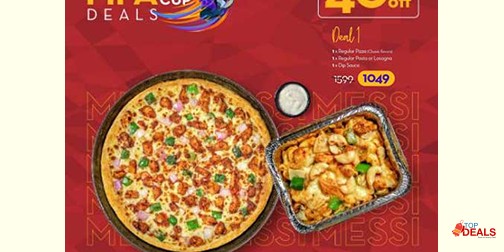 Pizzeria FIFA World Cup Deal 1 For Rs.1049 