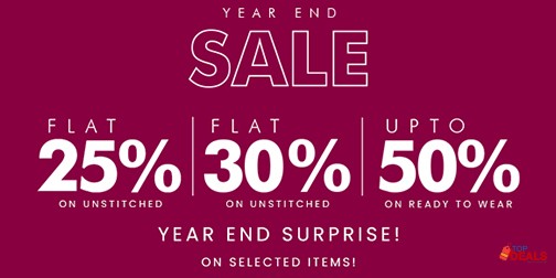 Lakhany Year End Sale Flat 25% 30% & Upto 50% Off 