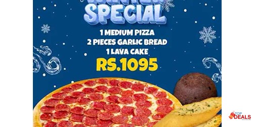 Yellow Taxi Pizza Co. Winter Special Deal For Rs.1095 