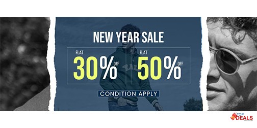 Equator Stores New Year Sale Flat 30% & Flat 50% Off 