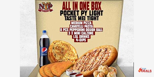 The New York Pizza Nyps All In One Box For Rs.2099 