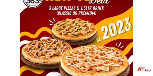 Pizza 363 New Year Deal For Rs,2023 