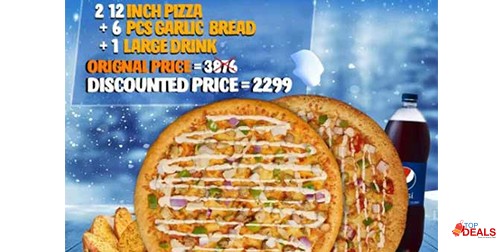 The Big Pizza Big Winter Deal For Rs.2299 