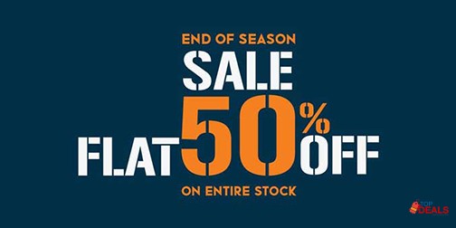Flat 50% Off for Cougar End of Season Sales 