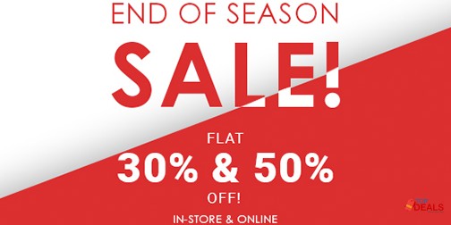 Flat 30% and 50% off at the MEME end-of-season 