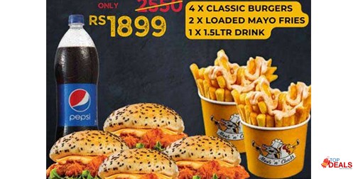 Family Value Combo From Moos 'n Clucks For Rs. 1899 
