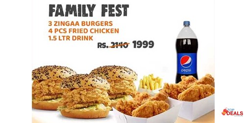 Funkaar Cafe Family Fest 1 For Rs.1999 