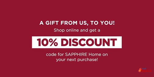 Sapphire Offer! Shop online and get 10% Off 