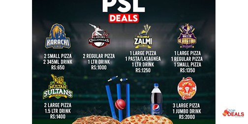 Pizzago PSL Deal starting From Rs.650 