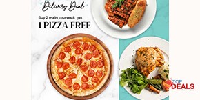 Vintage Cafe Get One Pizza Free 