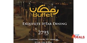 Jardin Restaurant Ifftar Dinner Buffet For Adults For Rs.2795 