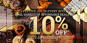 Kababjees Bakers FLAT 10% off on Delivery Only 