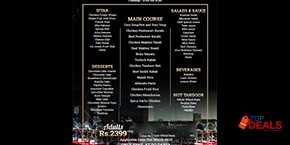 Kababjees Iftar Dinner Buffet For Adults For Rs.2399 