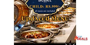 Shaheen Shinwari Iftar Buffet For Rs.999/- For Child 