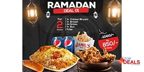 Jamil's Restaurant Ramadan Deal 1 For Rs.850 