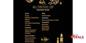 Miraal Platter All you can Eat Iftar For Adults For Rs.1400 