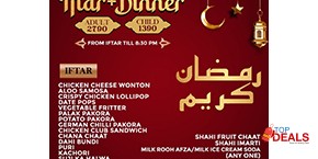 LalQila Iftar Dinner buffet For Adult For Rs.2790 
