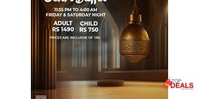 LalQila Sehri Buffet Adult Rs.1490 | Child Rs.750 Inclusive of Tax 